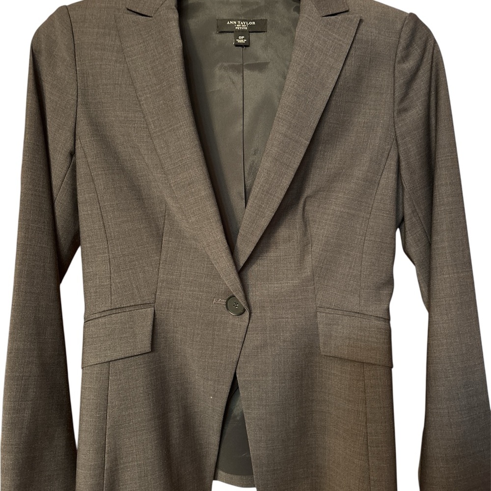 Ann Taylor Charcoal Blazer